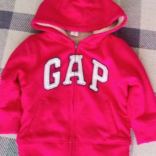 ベビーギャップ(babyGAP)のギャップ#モコモコパーカー#赤#未使用#95(ジャケット/上着)