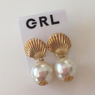 グレイル(GRL)のGRL シェルモチーフ ピアス♡(ピアス)