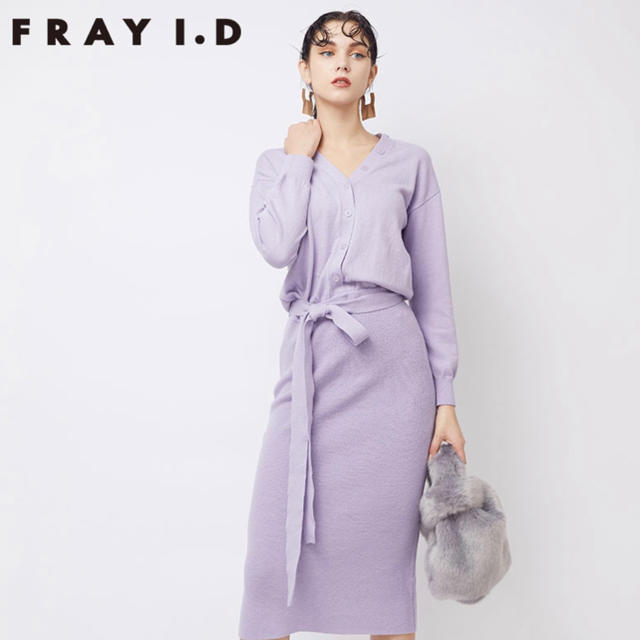 Fray Id カーデニットワンピース