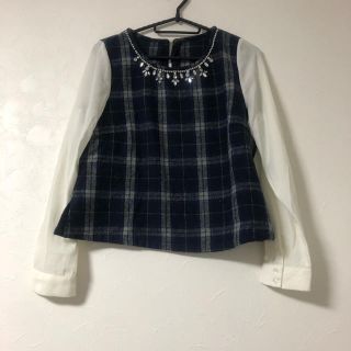 ページボーイ(PAGEBOY)のPAGEBOY 秋服　チェック　オフィスカジュアル　フリーサイズ　可愛い　デート(シャツ/ブラウス(長袖/七分))