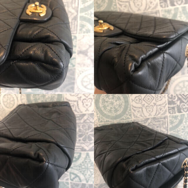 CHANEL(シャネル)のCHANELマトラッセ　チェーンバッグ　シャネルバッグ黒ブラック本物 レディースのバッグ(ショルダーバッグ)の商品写真