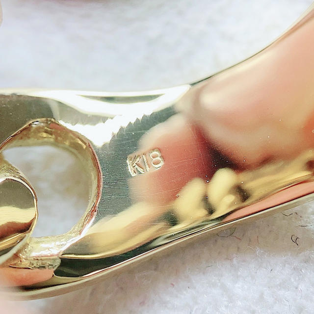 ★大振り16.8g★✨9mm幅 K18 喜平リング 指輪 #20 メンズのアクセサリー(リング(指輪))の商品写真