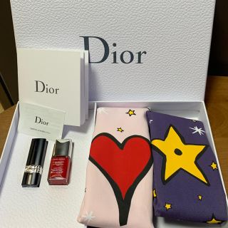 ディオール(Dior)の未使用☆Dior 誕生日ノベルティ トラベルセット 携帯用 巾着 ポーチ(ノベルティグッズ)