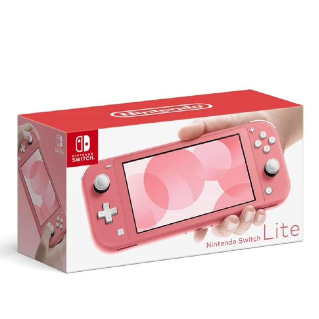 Nintendo Switch(ニンテンドースイッチ)の【新品未開封】Nintendo Switch Lite コーラル 本体セット エンタメ/ホビーのゲームソフト/ゲーム機本体(携帯用ゲーム機本体)の商品写真