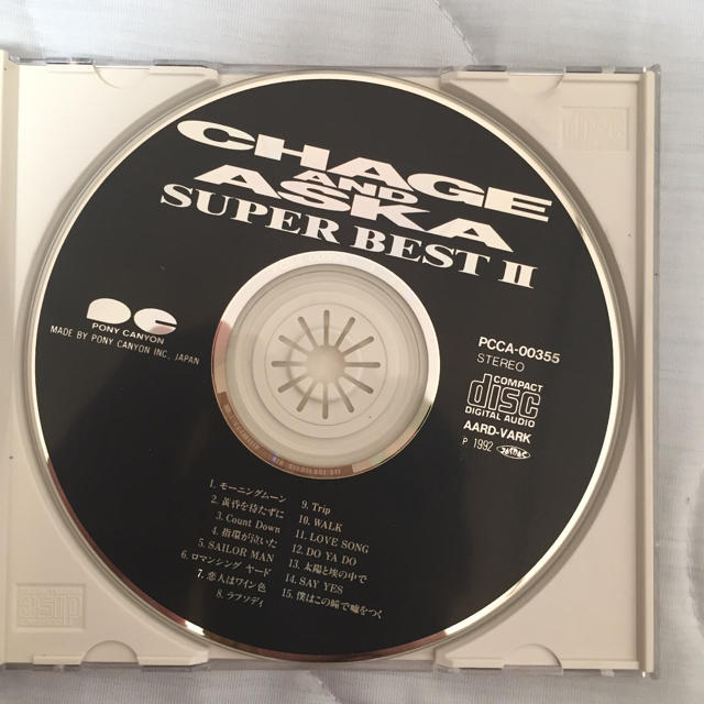 PONY(ポニー)の「SUPER BEST 2」 CHAGE&ASKA エンタメ/ホビーのCD(ポップス/ロック(邦楽))の商品写真