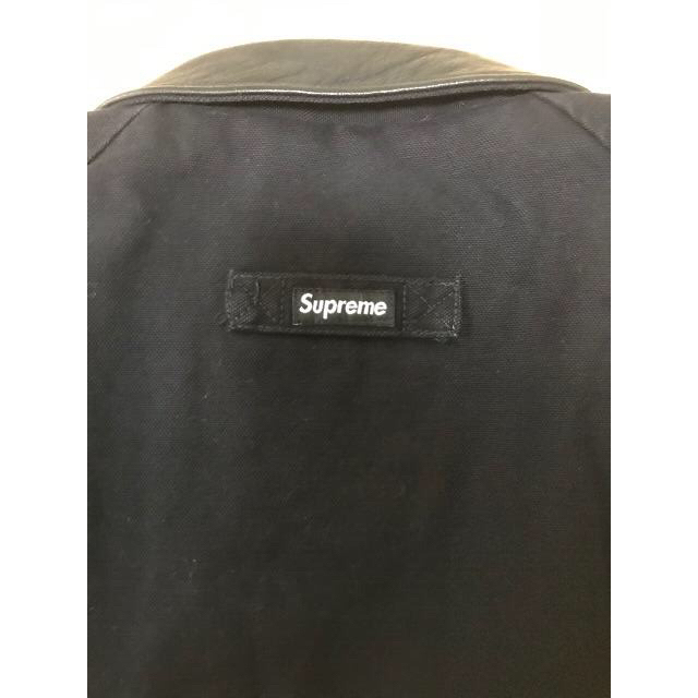 Supreme(シュプリーム)の supreme leather collar work jacket メンズのジャケット/アウター(ブルゾン)の商品写真