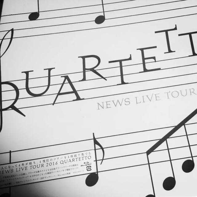 Johnny S News News Live Tour 16 Quartetto 初回盤 の通販 By 川島 S Shop ジャニーズならラクマ