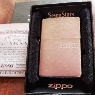 ジッポー(ZIPPO)のZIPPO 新品 セブンスター スレ加工 非売品 限定(タバコグッズ)