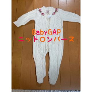 ベビーギャップ(babyGAP)のBabyGAP ニットロンパース70cm(ロンパース)