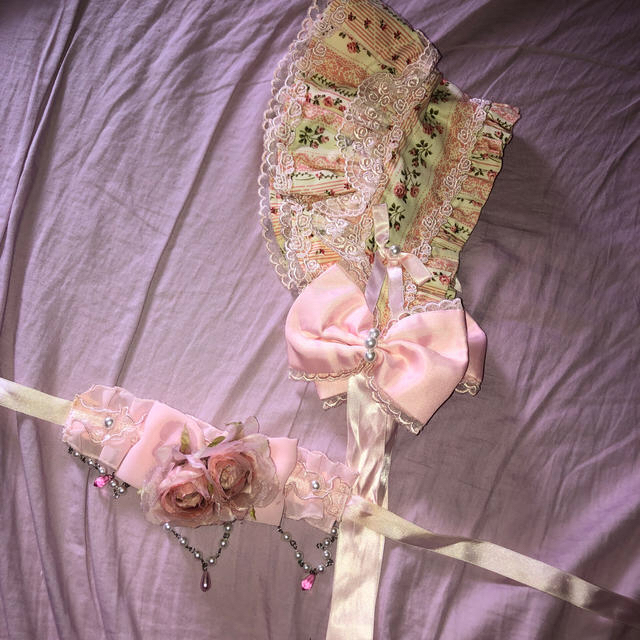 Angelic Pretty(アンジェリックプリティー)のおう様専用　花柄Angelic Princess＋パティシエセット レディースのフォーマル/ドレス(ミディアムドレス)の商品写真