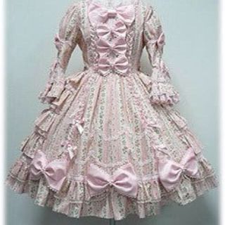 アンジェリックプリティー(Angelic Pretty)のおう様専用　花柄Angelic Princess＋パティシエセット(ミディアムドレス)