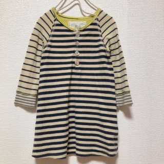 フィス(FITH)のFITH/フィス/八〜九分袖/ボーダーワンピース/M/100(ワンピース)