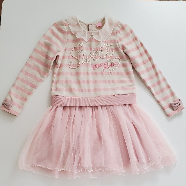 mezzo piano(メゾピアノ)のメゾピアノ　ワンピース　140 キッズ/ベビー/マタニティのキッズ服女の子用(90cm~)(ワンピース)の商品写真