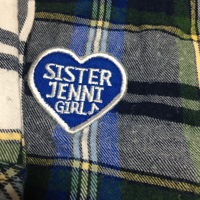 JENNI(ジェニィ)のJENNI 120 チェックシャツ キッズ/ベビー/マタニティのキッズ服女の子用(90cm~)(Tシャツ/カットソー)の商品写真