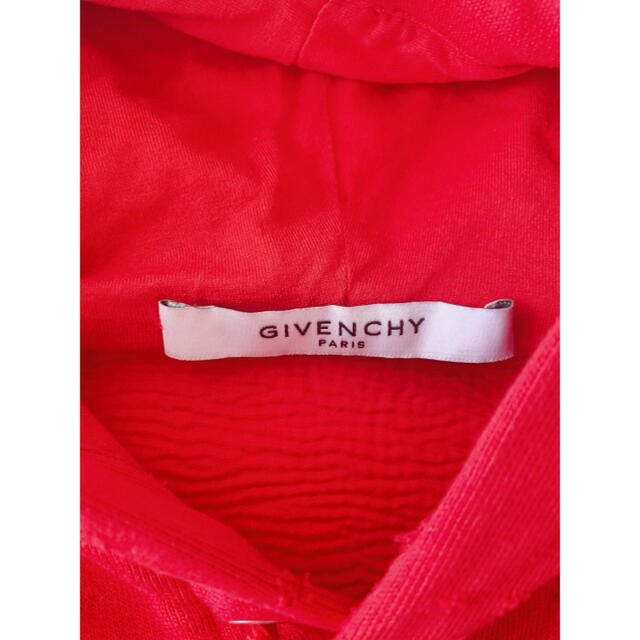 Givenchy デストロイ　スウェット　レッド　Mサイズ