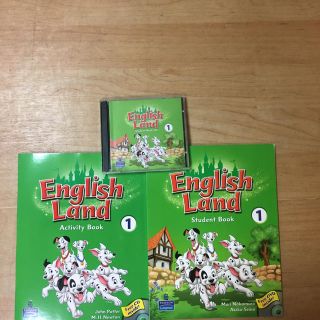 ディズニー(Disney)の新品　ロングマンのディズニー英語教材　English land 1(語学/参考書)