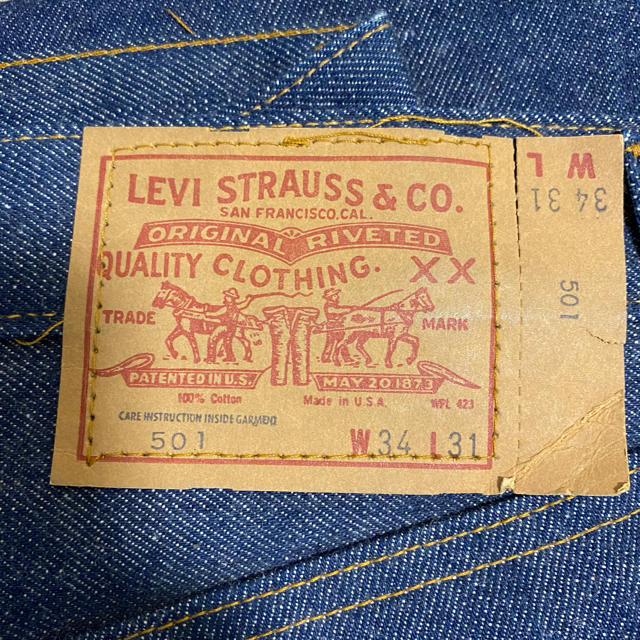 Levi's(リーバイス)の【デッドストック】Levi’s リーバイス501 66前期 W34 L31 メンズのパンツ(デニム/ジーンズ)の商品写真