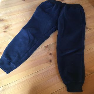 ユニクロ(UNIQLO)の裏ボアスウェットパンツ　XS ネイビー(パンツ/スパッツ)