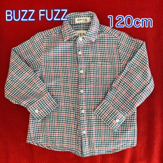 ベベ(BeBe)のBEBE べべ　BUZZ FUZZ ネルシャツ　長袖　チェックシャツ 120cm(Tシャツ/カットソー)