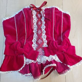 アンジェリックプリティー(Angelic Pretty)のAngelic Pretty フリルビスチェ ワイン 新品未使用(その他)