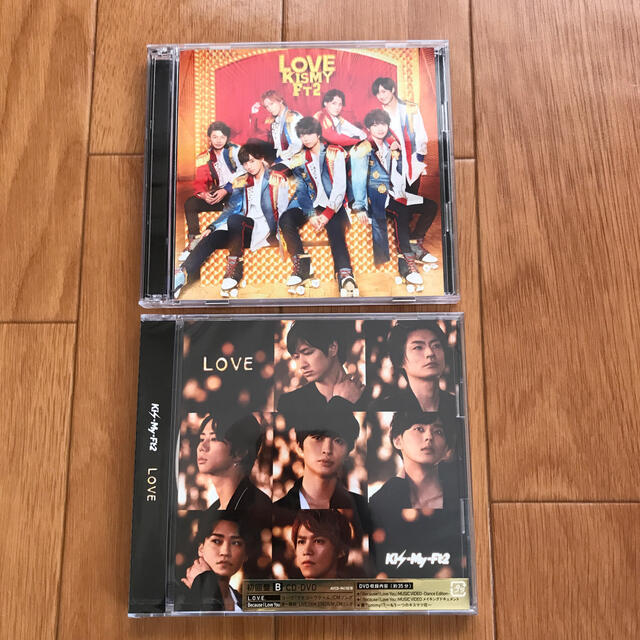 Kis-My-Ft2(キスマイフットツー)のKis-My-Ft2 LOVE（初回盤A）(初回盤B) セット まとめ エンタメ/ホビーのCD(ポップス/ロック(邦楽))の商品写真