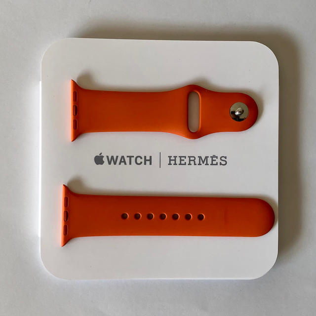 Apple Watch HERMES オレンジ ラバーバンド 38-40mm