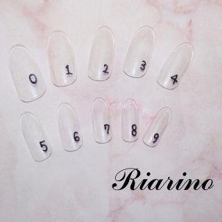 <Riarino> 測定用ネイルチップセット コスメ/美容のネイル(つけ爪/ネイルチップ)の商品写真