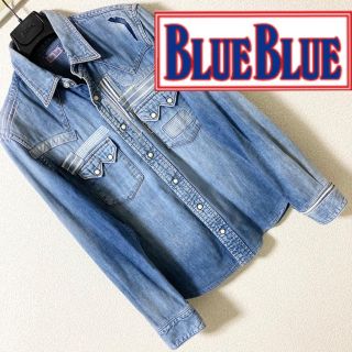 ブルーブルー(BLUE BLUE)の専用◆BLUE BLUE ブルーブルー◆リメイク リペアウエスタン デニムシャツ(シャツ)