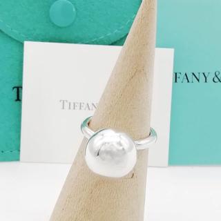 ティファニー(Tiffany & Co.)の希少 美品 ティファニー ハードウェア ラージ ボール リング 指輪 KK37(リング(指輪))