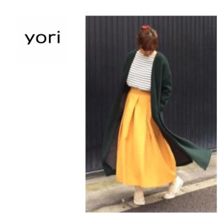 イエナ(IENA)のお値下げ！yori/ wool リバーコート　ロングカーディガン(ロングコート)