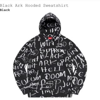 シュプリーム(Supreme)のsupreme black ark hooded sweatshirt(スウェット)