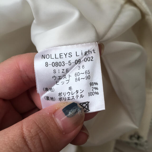 NOLLEY'S(ノーリーズ)のNOLLEYS light 美ラインウールパンツ レディースのパンツ(クロップドパンツ)の商品写真