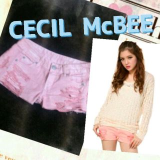 セシルマクビー(CECIL McBEE)のCECIL McBEE♡ダメージSPT(ショートパンツ)