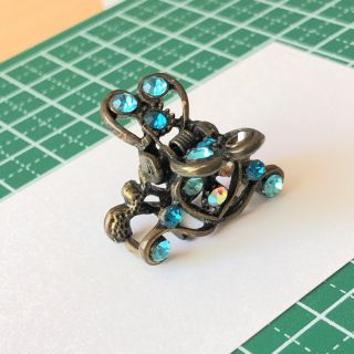 【中古】髪留め（ヘアクリップ）アンティーク 小ぶり(バレッタ/ヘアクリップ)