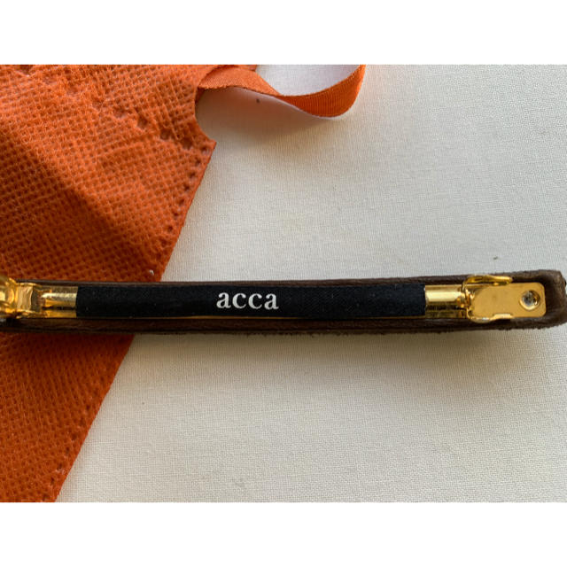 acca(アッカ)の専用　アッカ　ロングバレッタ　ブラウン レディースのヘアアクセサリー(バレッタ/ヘアクリップ)の商品写真