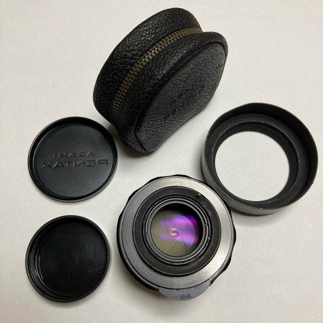PENTAX(ペンタックス)の美品 M42 PENTAX TAKUMAR 55mm F1.8 純正付属付き スマホ/家電/カメラのカメラ(レンズ(単焦点))の商品写真