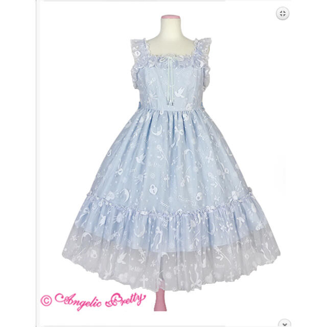 ひざ丈ワンピースAngelic Pretty Girl's Heart JSK 新品未使用