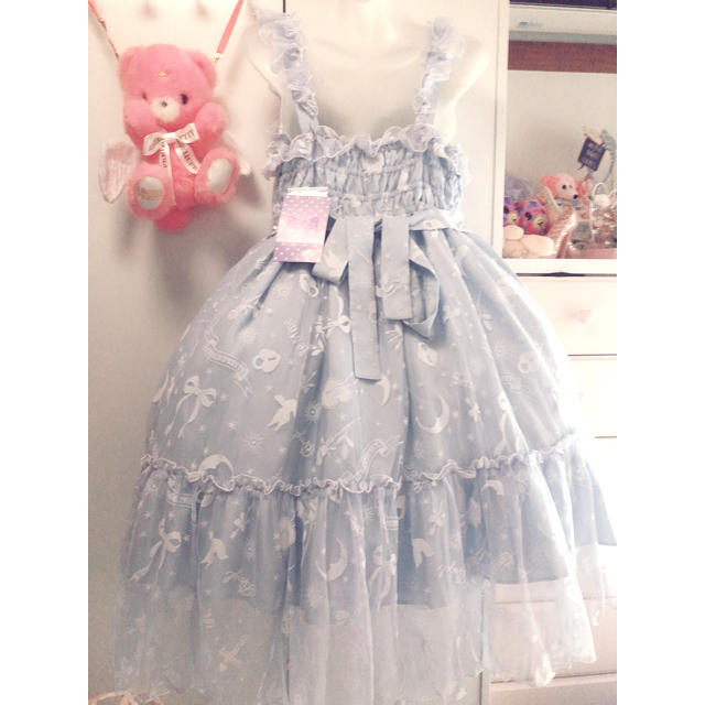 Angelic Pretty(アンジェリックプリティー)のAngelic Pretty Girl's Heart JSK 新品未使用 レディースのワンピース(ひざ丈ワンピース)の商品写真