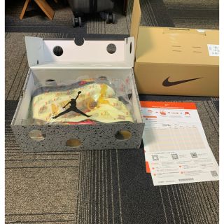 ナイキ(NIKE)の26.5 cm NIKE OFF-WHITE AIR JORDAN5 SAIL (スニーカー)