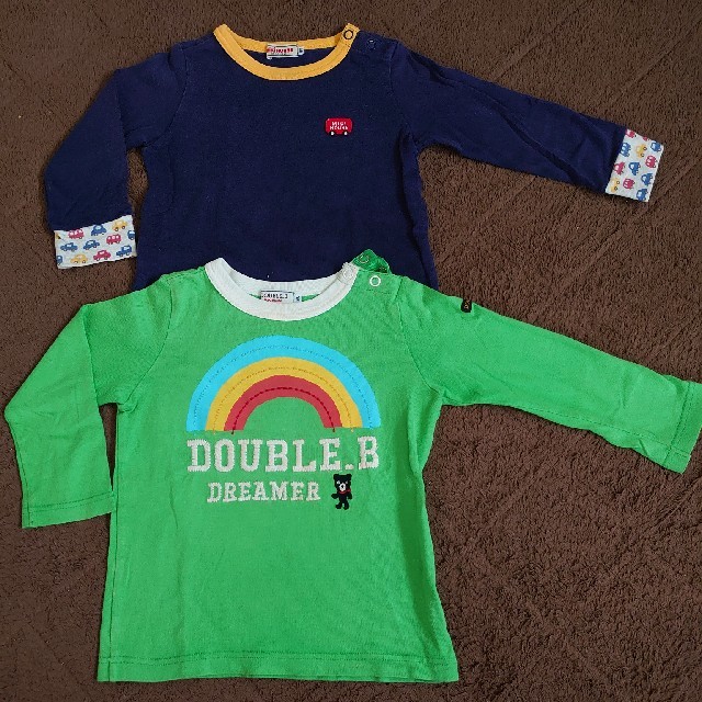 DOUBLE.B(ダブルビー)のミキハウス　タブルビー　ロンT　90 キッズ/ベビー/マタニティのキッズ服男の子用(90cm~)(Tシャツ/カットソー)の商品写真