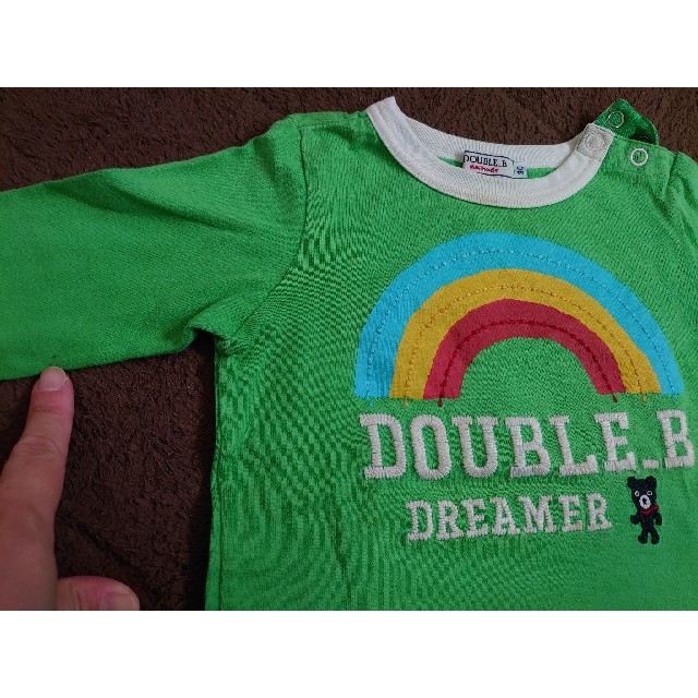 DOUBLE.B(ダブルビー)のミキハウス　タブルビー　ロンT　90 キッズ/ベビー/マタニティのキッズ服男の子用(90cm~)(Tシャツ/カットソー)の商品写真