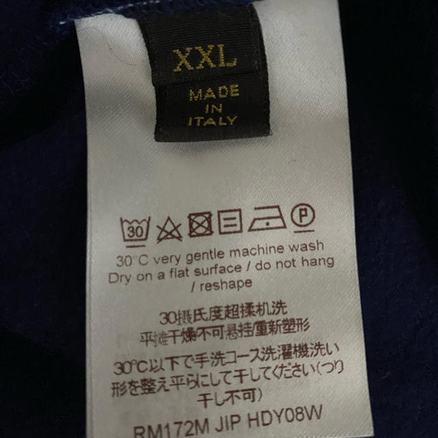れなし LOUIS VUITTON - LOUIS VUITTONベロアワッペンスウェットXXLの