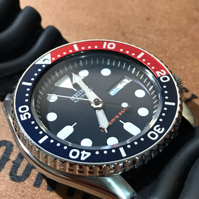 SEIKO(セイコー)のSEIKO腕時計❗️SEIKOダイバー❗️ネイビーボーイ❗️稼働品❗️ メンズの時計(腕時計(アナログ))の商品写真