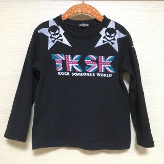 ザショップティーケー(THE SHOP TK)のTK SAP KID 黒色長袖Tシャツ 110(Tシャツ/カットソー)