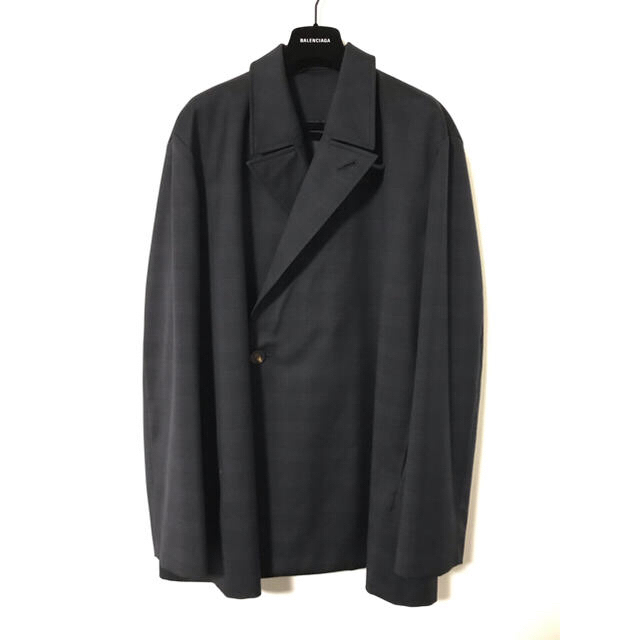 再入荷得価 Balenciaga - BALENCIAGA Oversized Check flap jacket の通販 by ゆう's shop｜バレンシアガならラクマ 特価日本製