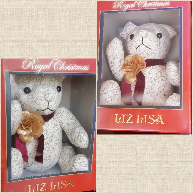 LIZ LISA(リズリサ)のLIZ LISA クリスマス ベア エンタメ/ホビーのおもちゃ/ぬいぐるみ(ぬいぐるみ)の商品写真