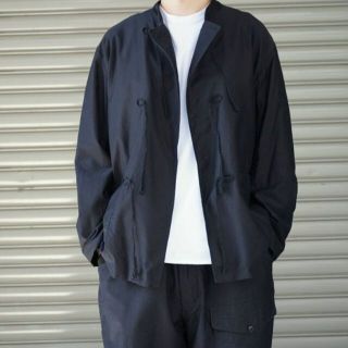 COMOLI / コモリ コットンサテンスタンドカラージャケット 20AW