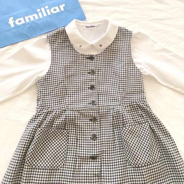 familiar(ファミリア)のfamiliar ワンピース&ブラウス 120 キッズ/ベビー/マタニティのキッズ服女の子用(90cm~)(ワンピース)の商品写真