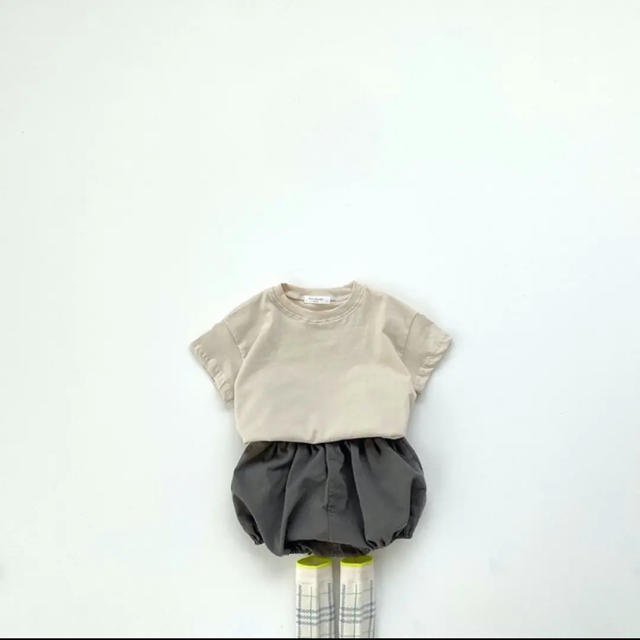 ショートパンツ　Tシャツ　セットアップ　韓国子ども服 キッズ/ベビー/マタニティのベビー服(~85cm)(Ｔシャツ)の商品写真