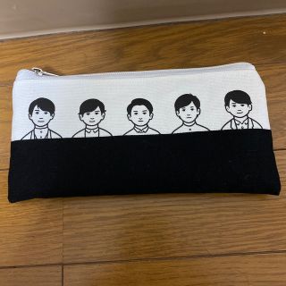 アラシ(嵐)の嵐　展覧会　ペンポーチ　小物入れ(アイドルグッズ)